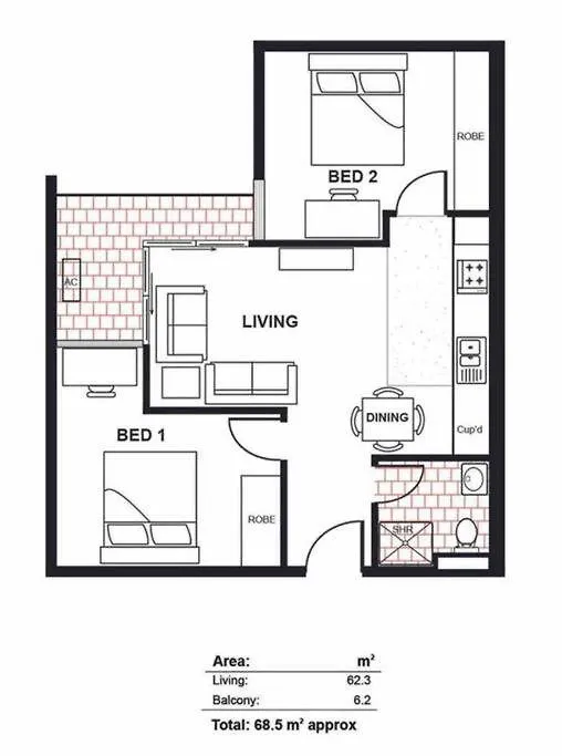 Entire 2Br Central Apt 1004-1