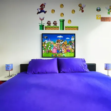 Nintendo Theme-Adelaide Cbd-King Bed-Gym-Bbq-3